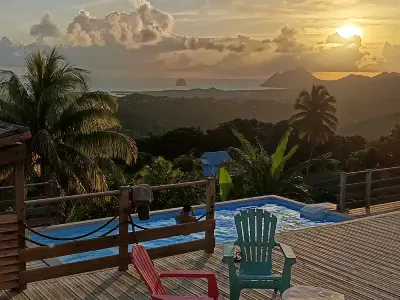 ACCUEIL 2 deck plage le soir